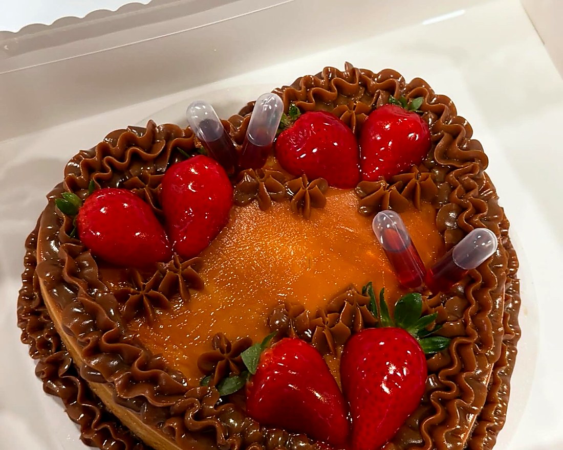 Custom Chocoflan - Heart